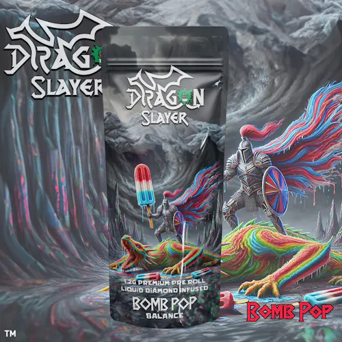 Bomb Pop | Dragon Slayer | Infused Pre-roll | 1.2g-active