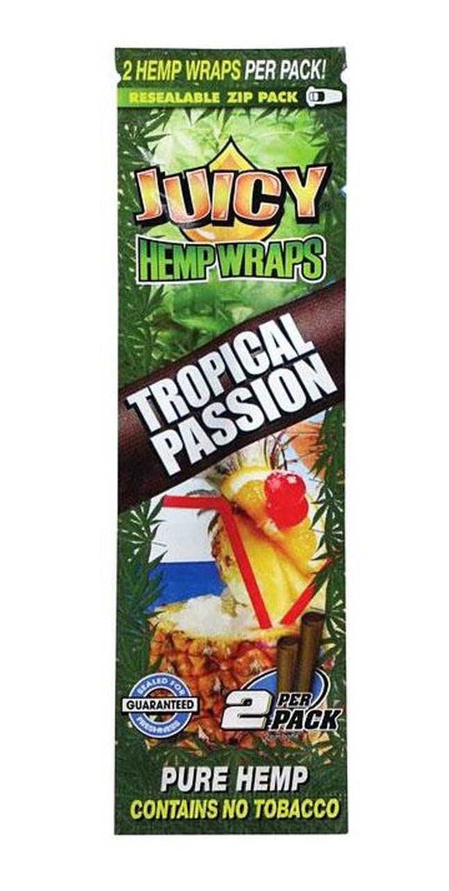 Juicy Jay | Tropical Passion Hemp Wraps | 2 Pack