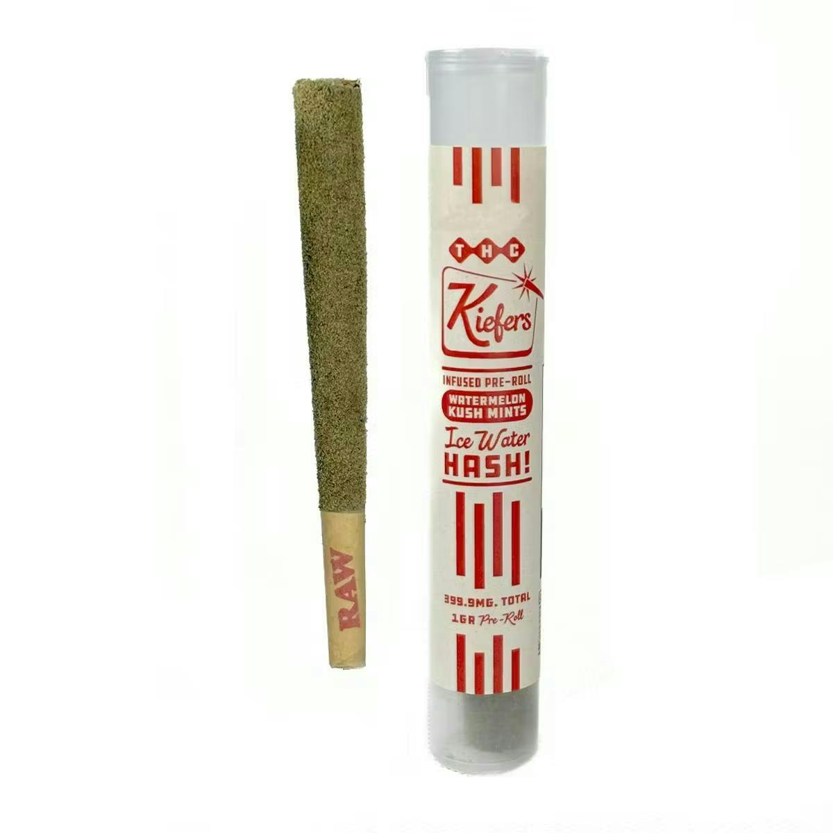 Kiefers - 1g Infused Preroll - Watermelon Kush Mints