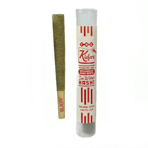 Kiefers - 1g Infused Preroll - Watermelon Kush Mints