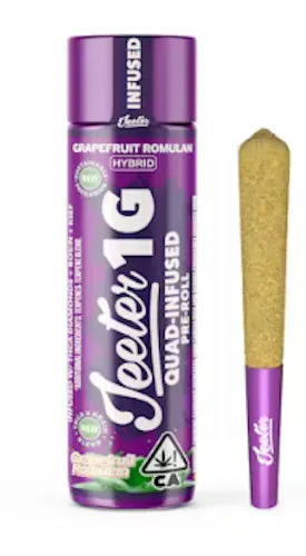 Jeeter Grapefruit Romulan Rosin Diamonds Infused Preroll Rec-active