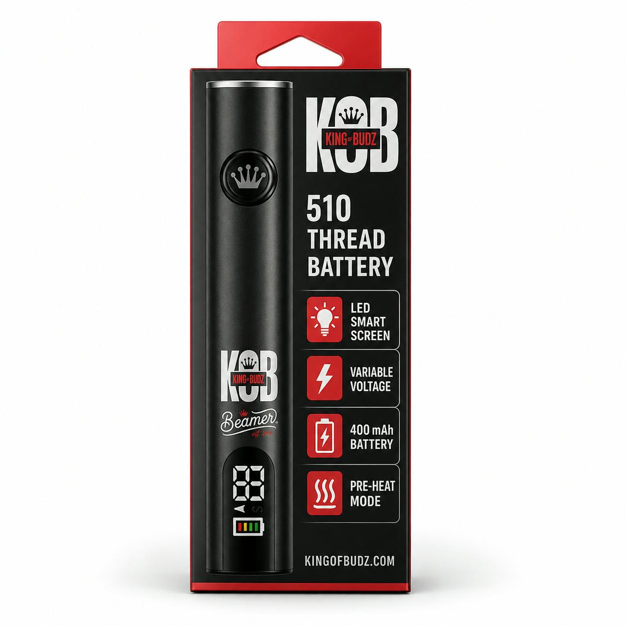 KOB - 510 Battery - Black (Led Smart Screen)