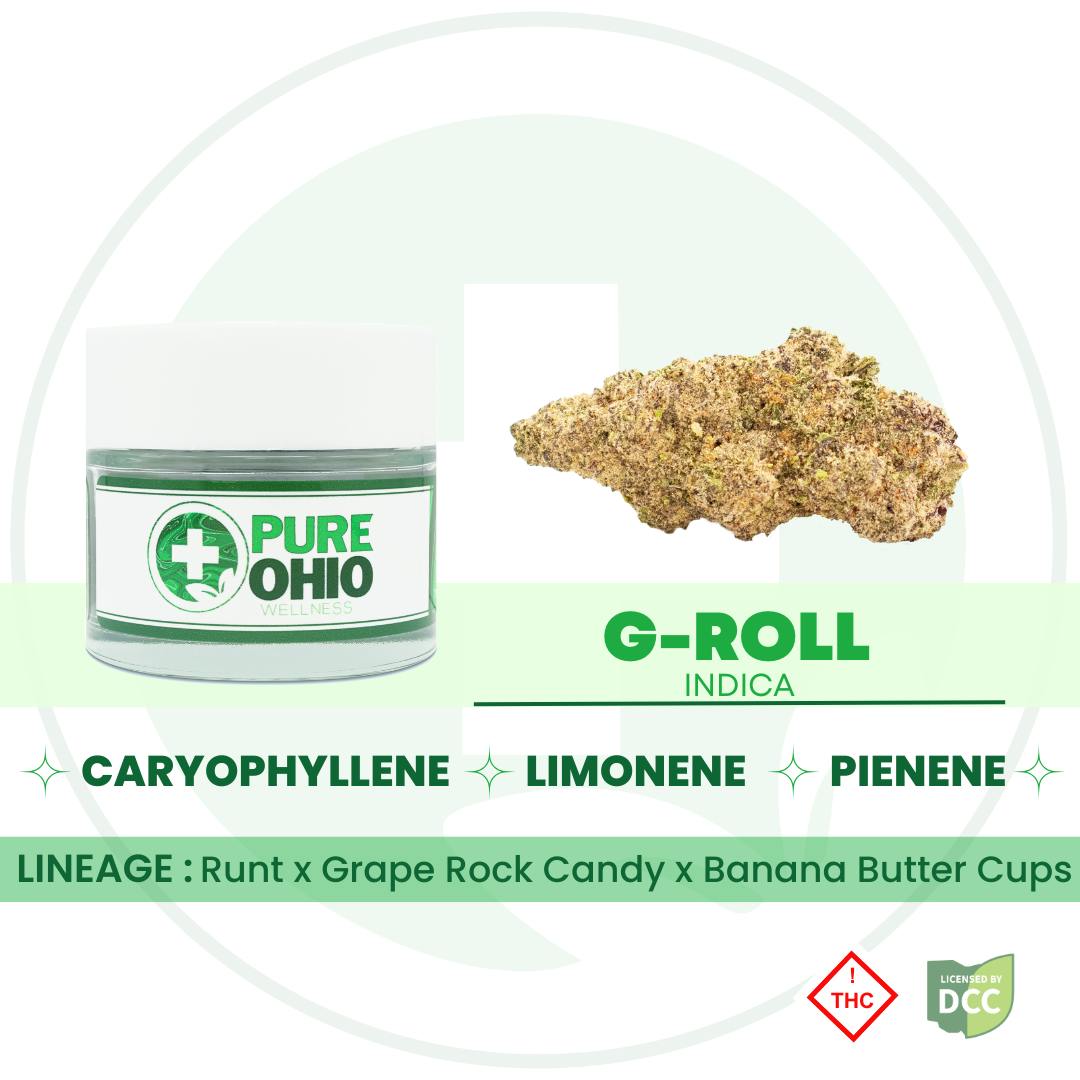 G Roll 2.83g (Indica) | Pure Ohio Wellness | Canton - OCC