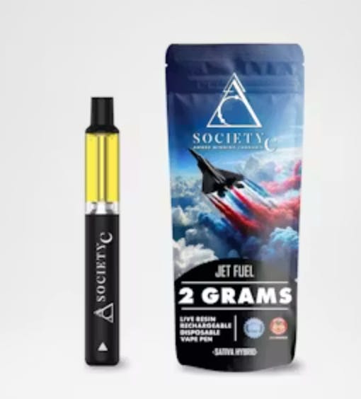 Society C | Live Resin Disposable - 2g - Jet Fuel