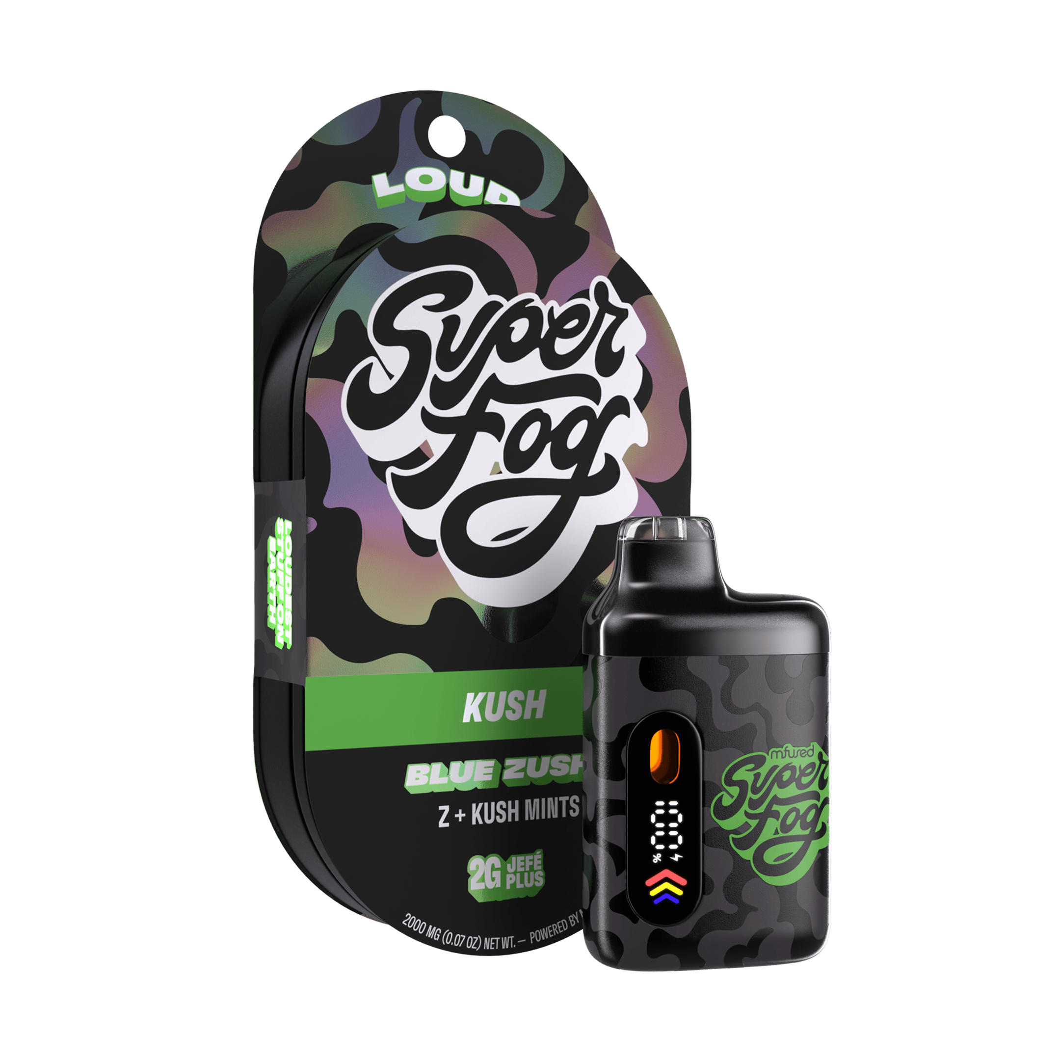 Mfused SuperFog Loud 2g Disposable - Blue Zushi
