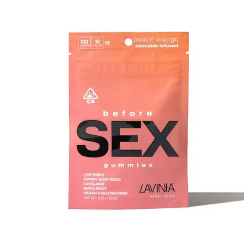 Lavinia – Before Sex – Peach Mango – Gummy – 10ct – 100mg-active