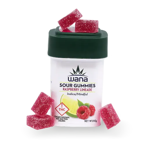40mg Raspberry Limeade Indica Chews /400mg-active