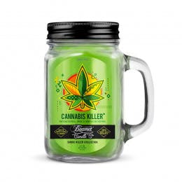 12oz Glass Mason Jar Candle - Cannabis Killer