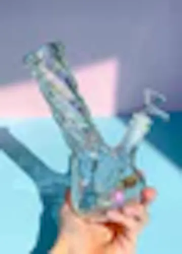 Iridescent Swirl Bong-active