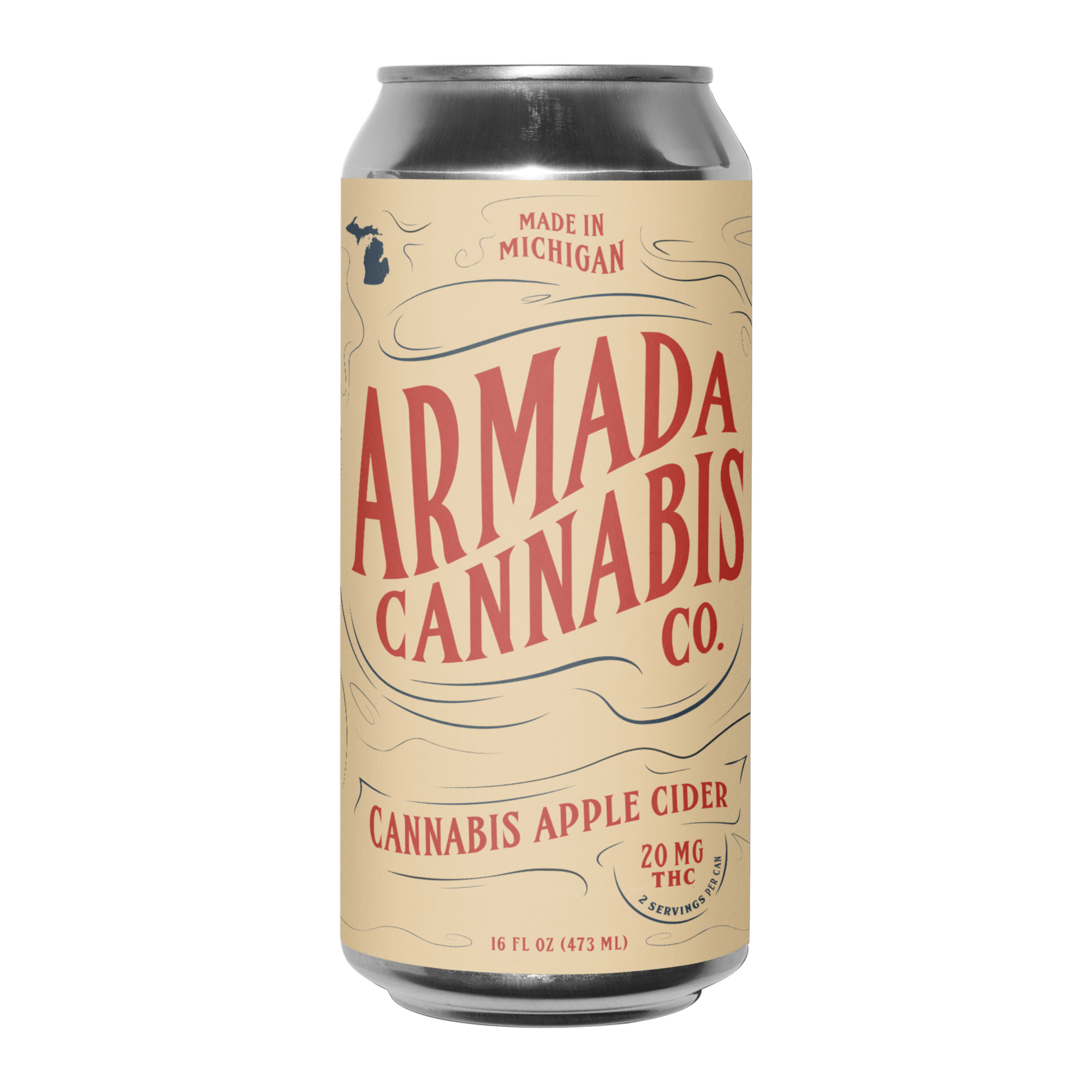 ARMADA CANNABIS CO. | SPARKLING SWEET APPLE | CIDER | 20MG