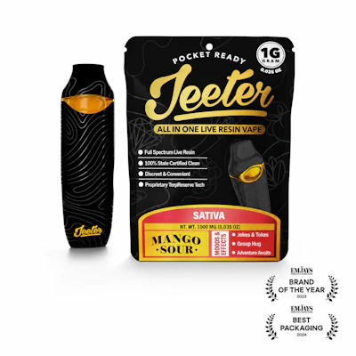 Jeeter - 1g Live Resin Disposable - Mango Sour