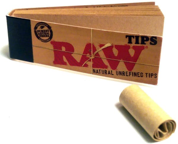 RAW Natural Unrefined Tips - 50 Tips per Booklet