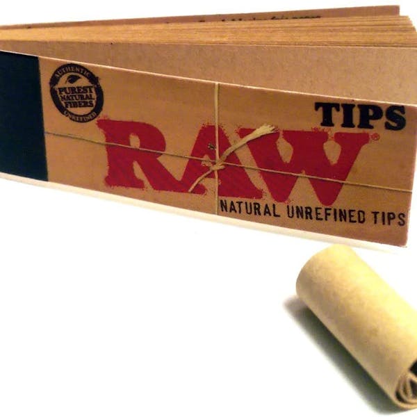RAW Natural Unrefined Tips - 50 Tips per Booklet