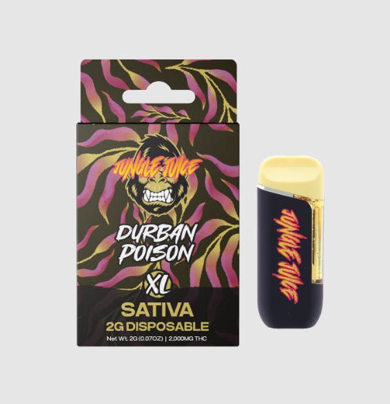 Product: Durban Poison | 2g | Disposable | Jungle Juice