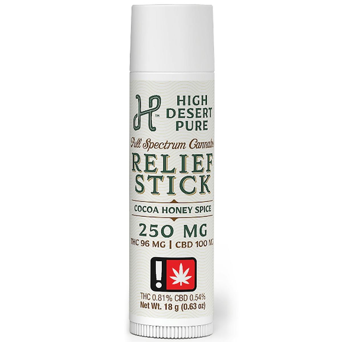Photo of High Desert Pure 17g Cocoa Honey Spice Relief Stick
