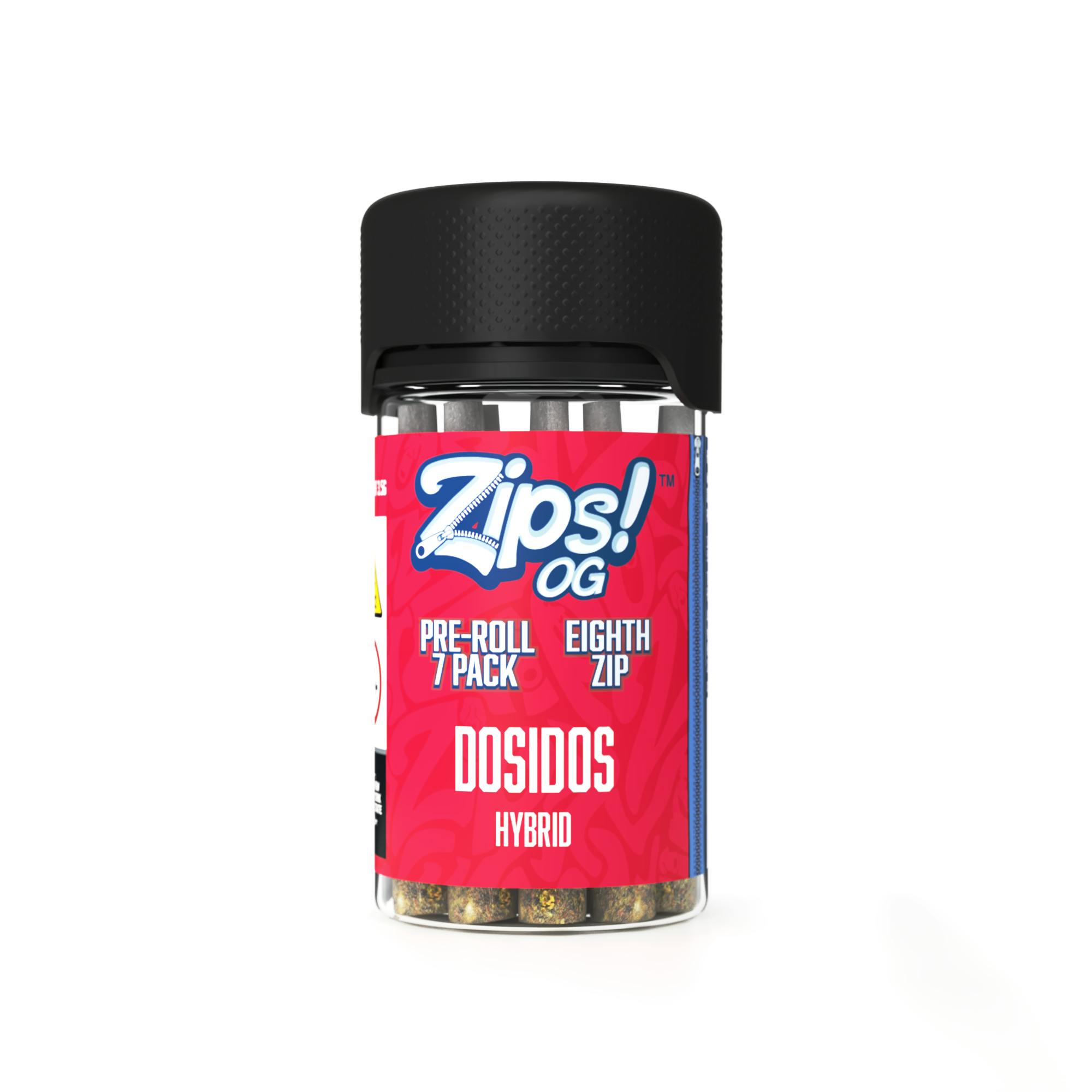 ZIPS | Dosidos | Preroll 7 Pack
