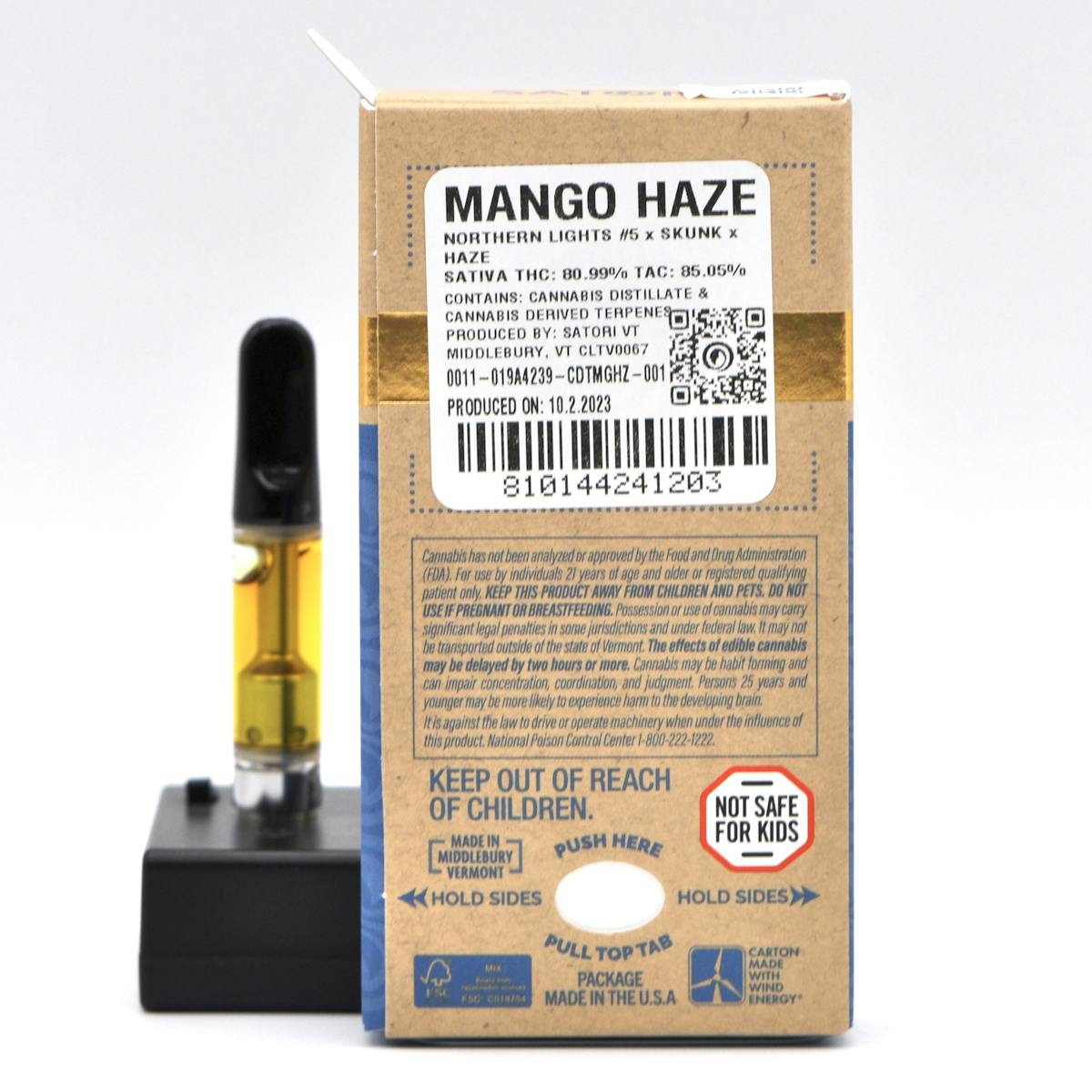 Image of Mango Haze | 1g Distillate Cartridge