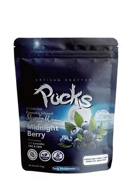Pucks 10mg 10pk - Midnight Berry Taffy