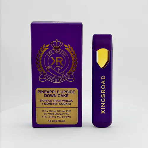 KINGS ROAD | PINEAPPLE UPSIDE DOWN CAKE | LIVE RESIN AIO VAPE | 1G-active