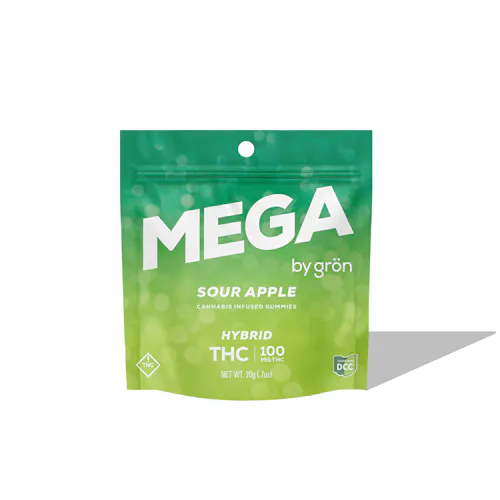 Gron | Sour Green Apple Mega Pearl | 100mg | Hybrid-1