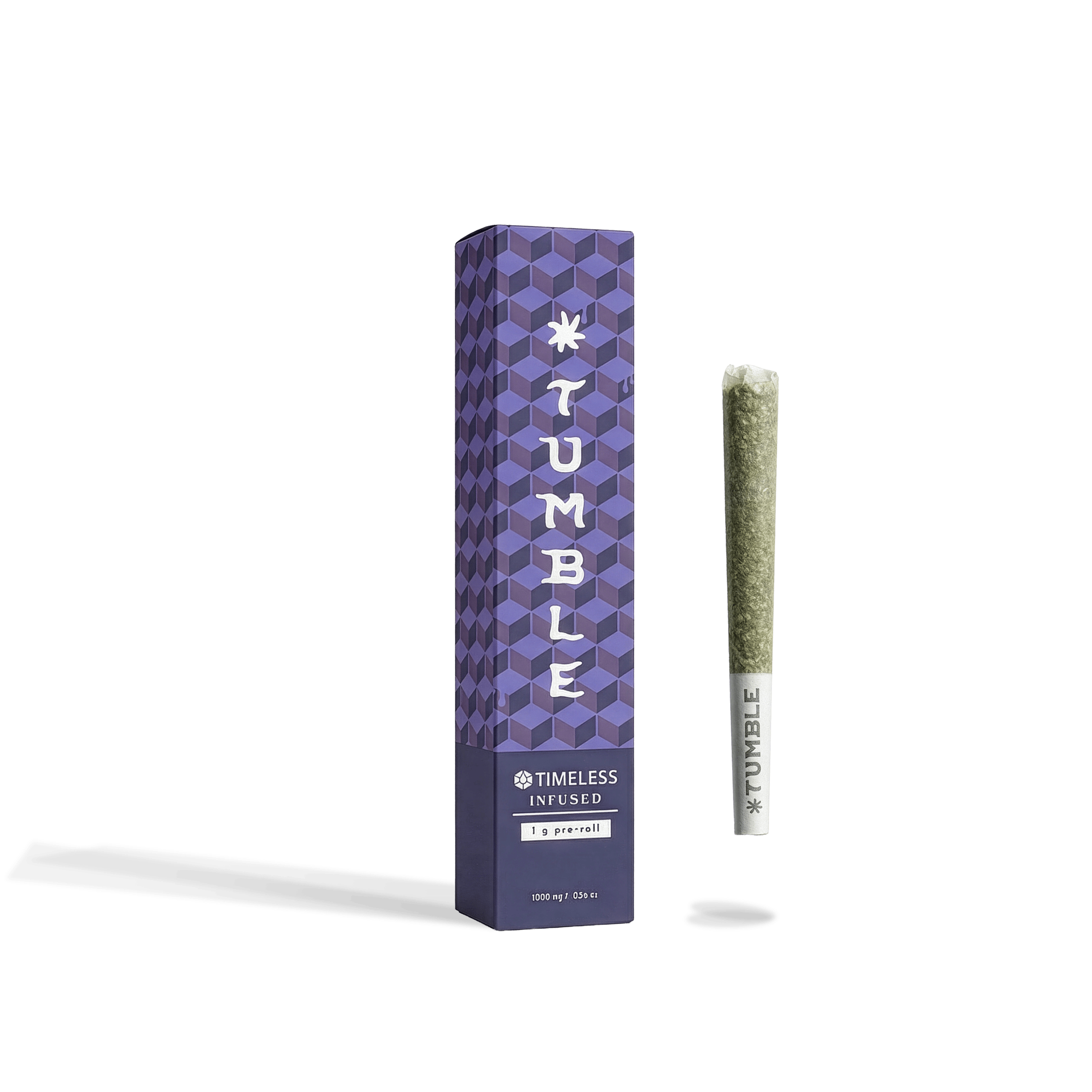 Timeless | Tumble 1g Infused Pre-Roll - Wedding Cake