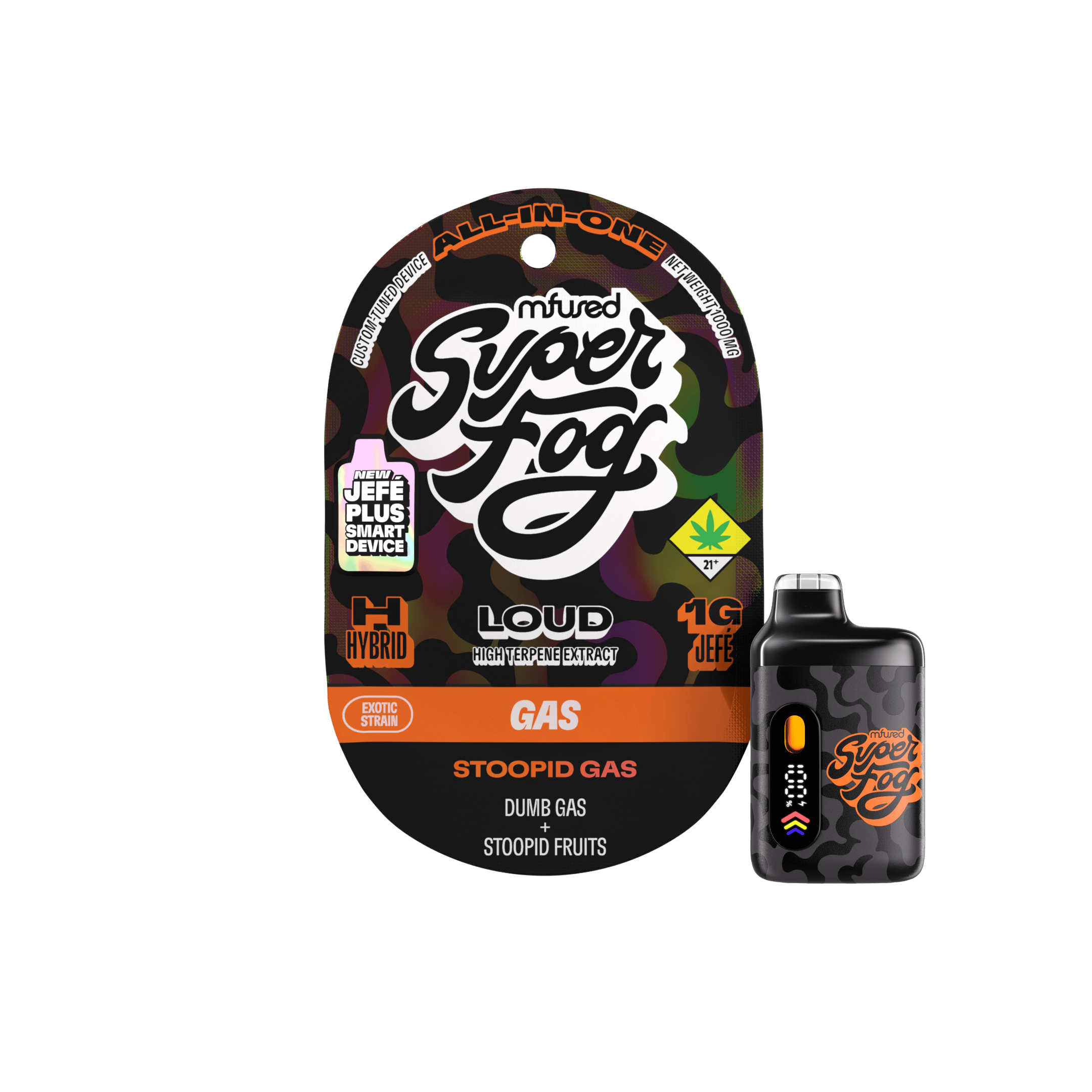 LOUD High Terpene Extract 1g Jefé Plus - Stoopid Gas