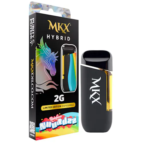 MKX Rainbow Nurdzz Disposable Vape Rec - Exclusive Cannabis Michigan