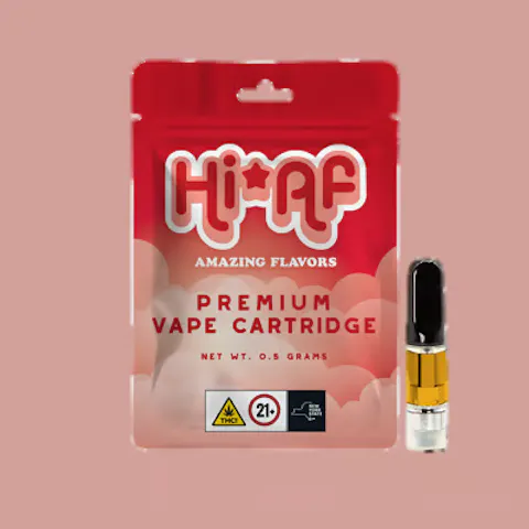 Hi*AF Juicy Red Apple - Distillate Cart 1g by HI*AF, available at Purple Buds Dispensary in Jackson Heights, Queens