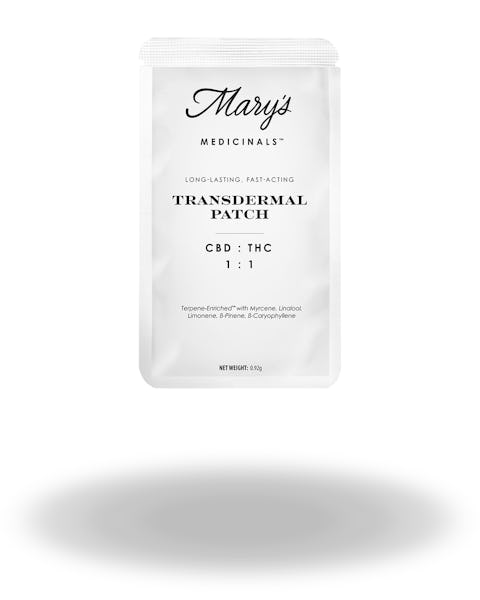 Product: Mary's Medicinals | Transdermal Patch 1:1 CBD:THC | 10mg:10mg