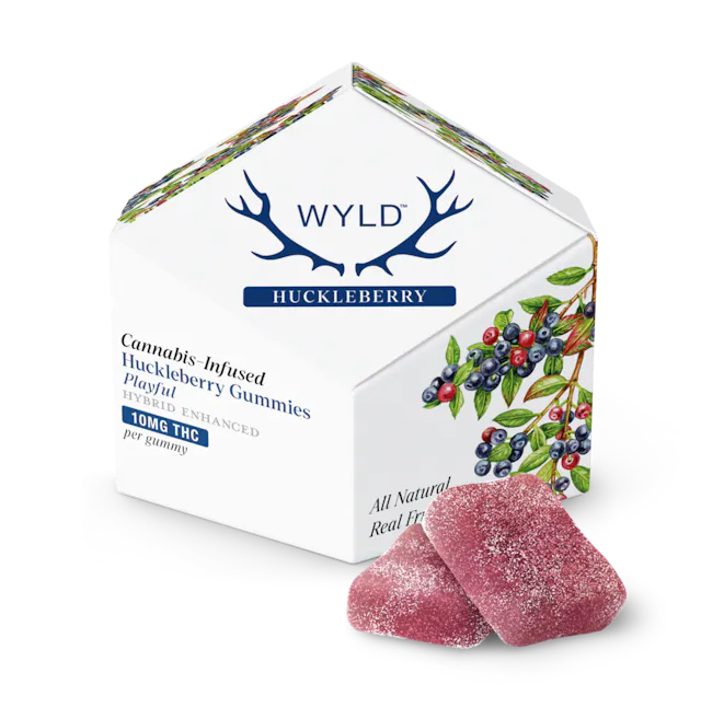 Wyld Gummies Huckleberry 10pk/100mg (hybrid, 2.8g)