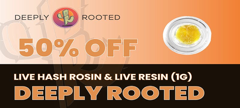 Deeply Rooted Boutique Cannabis Company Menu - a Cannabis