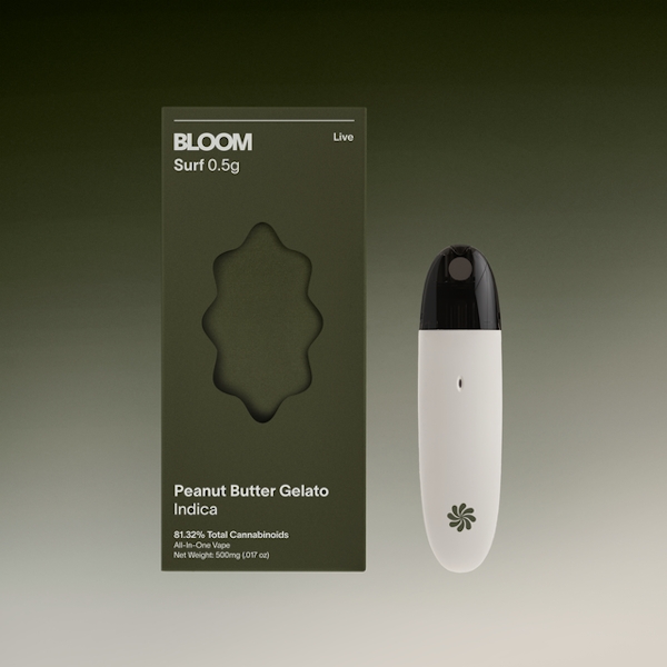 BLOOM | Peanut Butter Gelato Live Rosin Surf All-In-One Disposable Cartridge | 0.5g