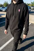 Hoodie Bird Logo Black