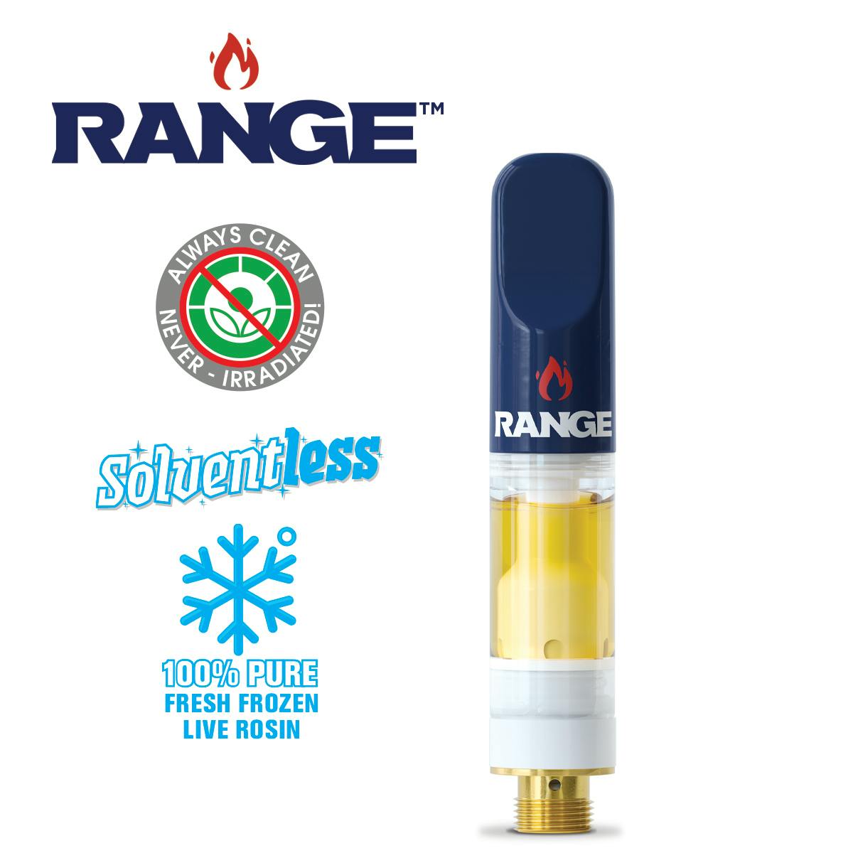 Range Gorilla Glue #4 (H) Live Rosin Vape Cartridge 0.5g | The Dispensary  (Decatur)