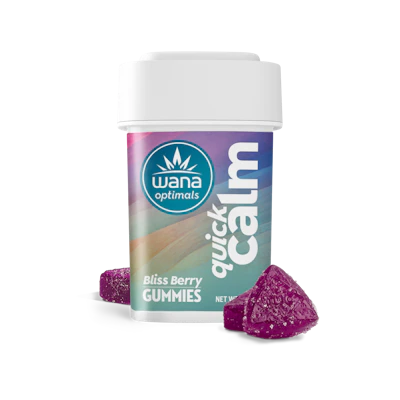 Wana - 10mgTHC : 100mgCBD : 100mg CBG Quick Calm - Bliss Berry