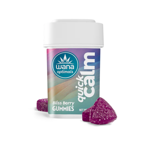 Wana - 10mgTHC : 100mgCBD : 100mg CBG Quick Calm - Bliss Berry