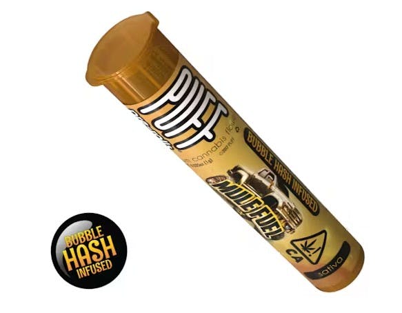 PUFF | Mule Fuel x Acapulco Gold | Bubble Hash Pre-roll | 1g