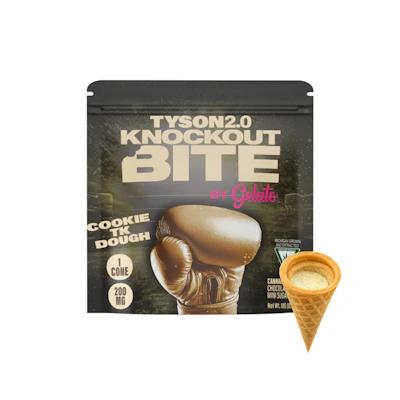Gelato Last Bite x Tyson 2.0 - Cannabis Infused Sugar Cone 200mg - Cookie TK Dough - EDIBLES by Gelato at King of Budz