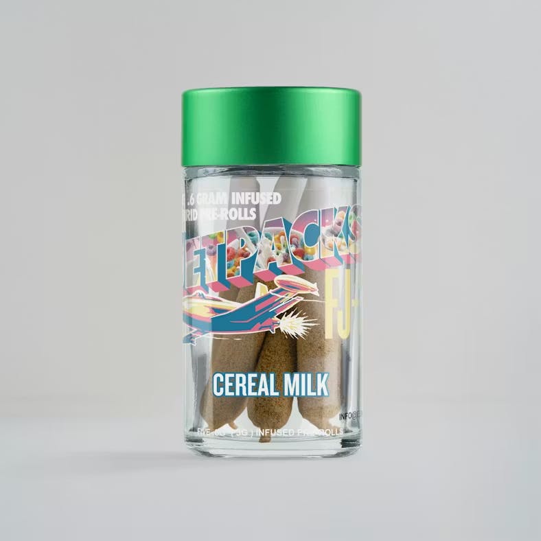 Jetpacks | Cereal Milk | Infused Pre Roll | 5pk | 3g