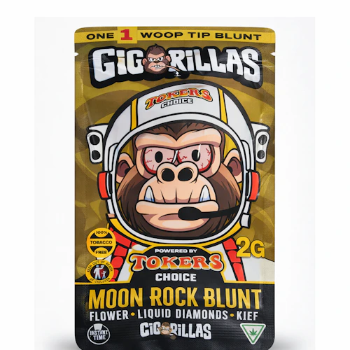 Cigorillas - 2g Moonrock Infused Blunt - Peaches & Cream