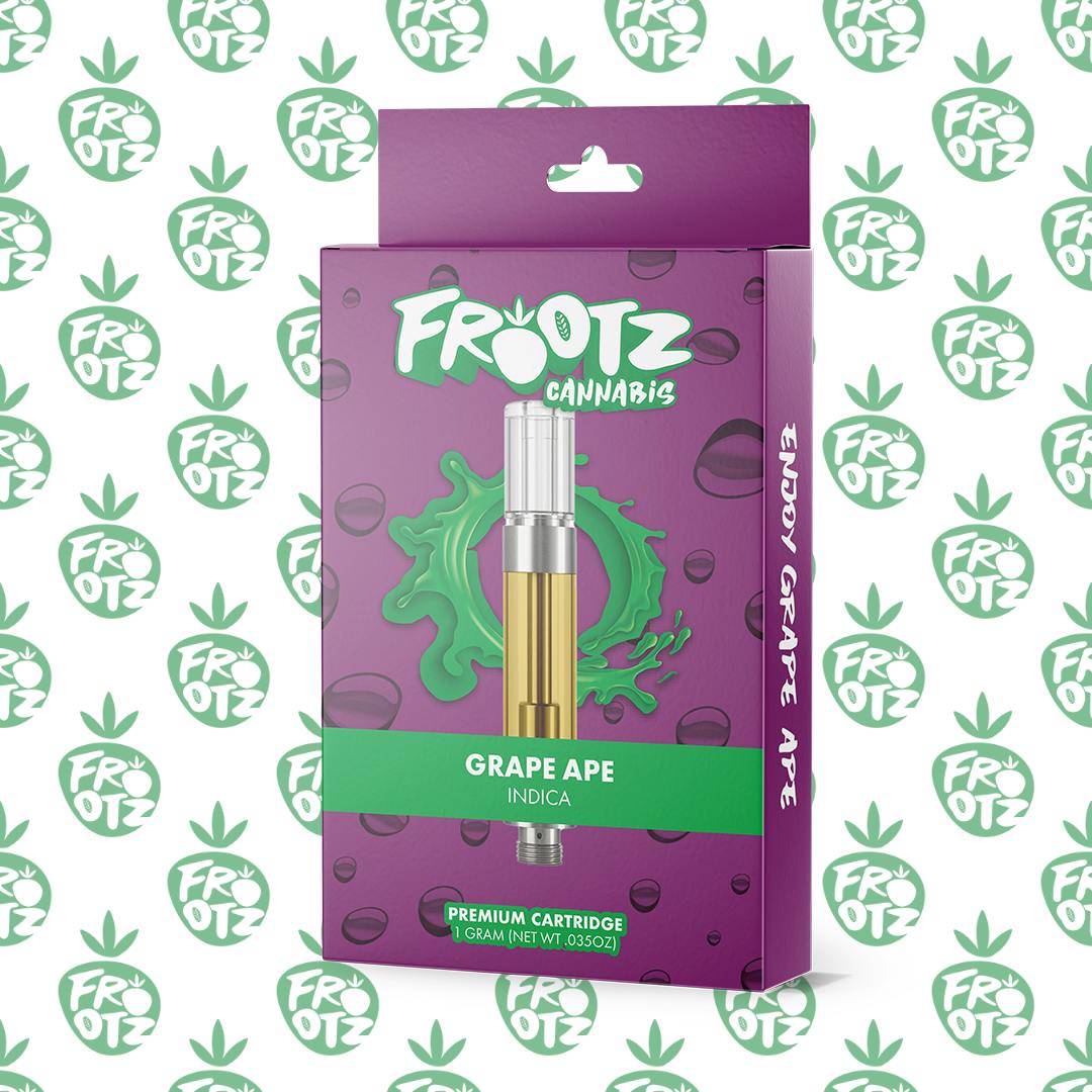 Frootz | Peach Sherbet Hybrid 510 Cartridge | Noggin Shop - Rec