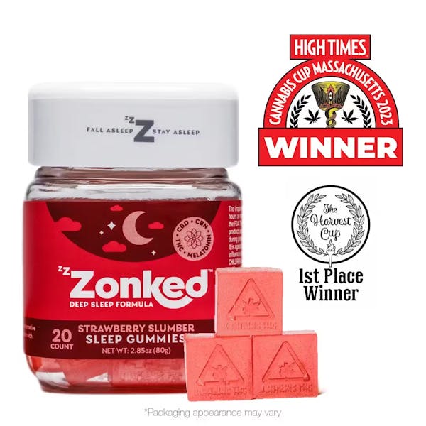Strawberry Slumber | 100mg | Gummies | Zzzonked