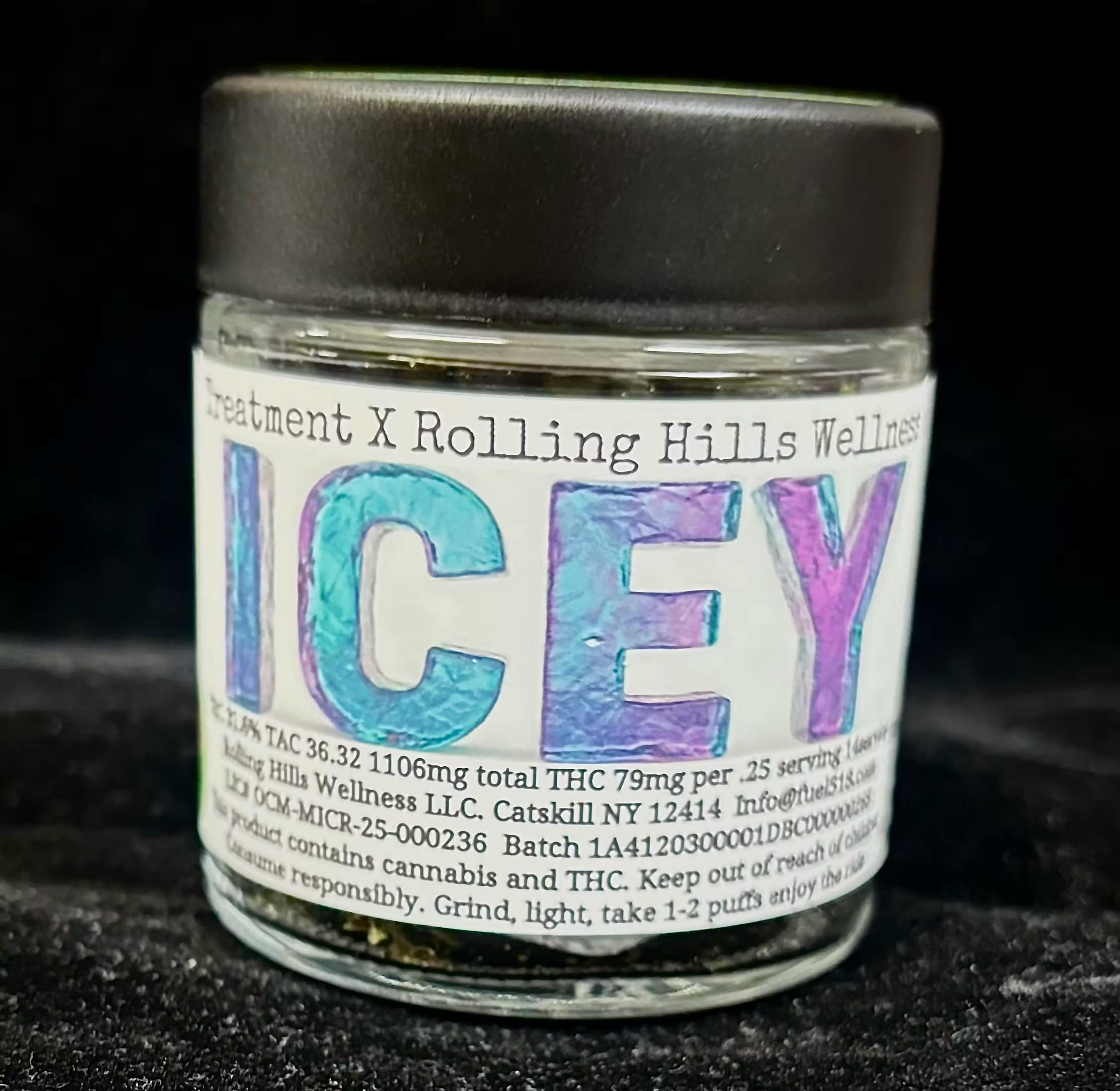 Rolling Hills Wellness · Cannabis Jar ICEY (IH)