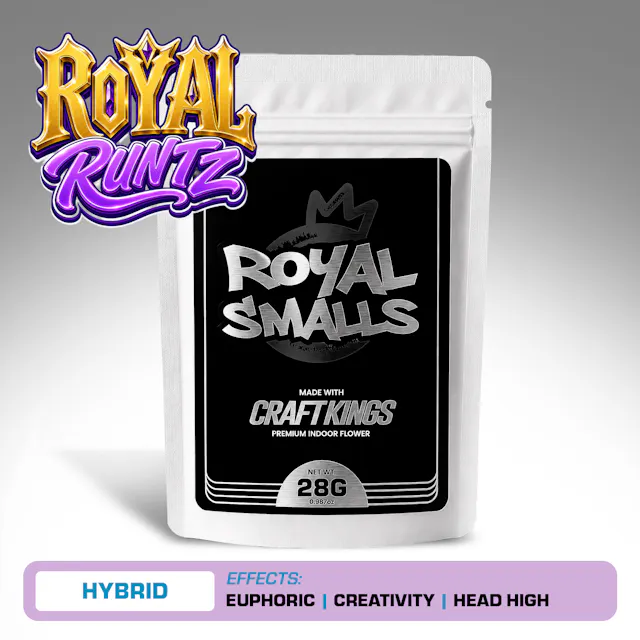 Craft Kings Royal Smalls Royal Runtz 28g (hybrid, small buds)