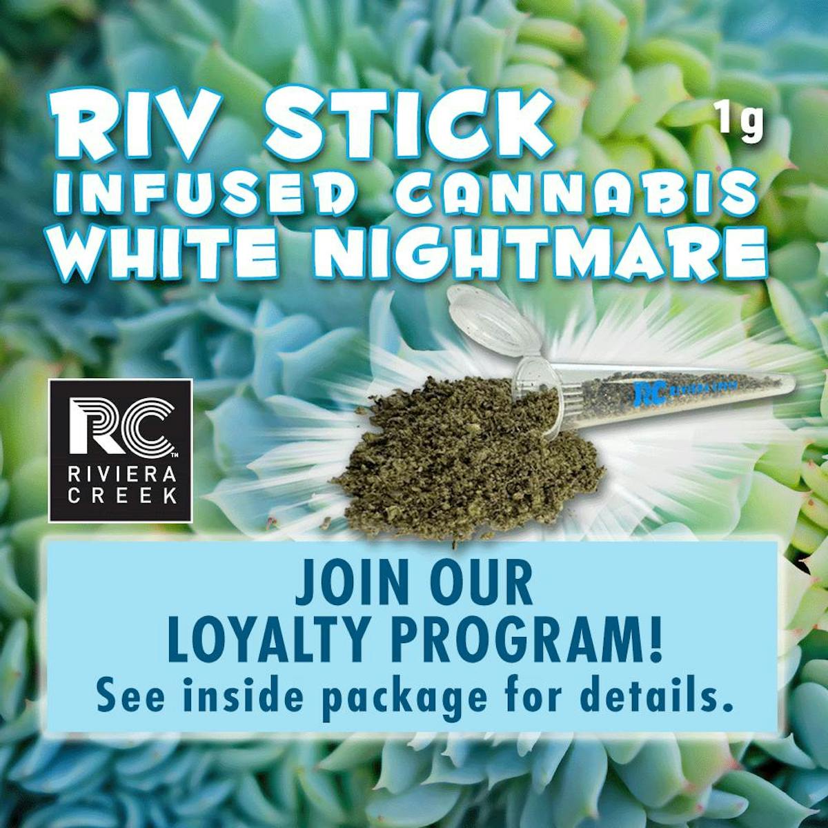 Photo of White Nightmare Infused Riv Stick