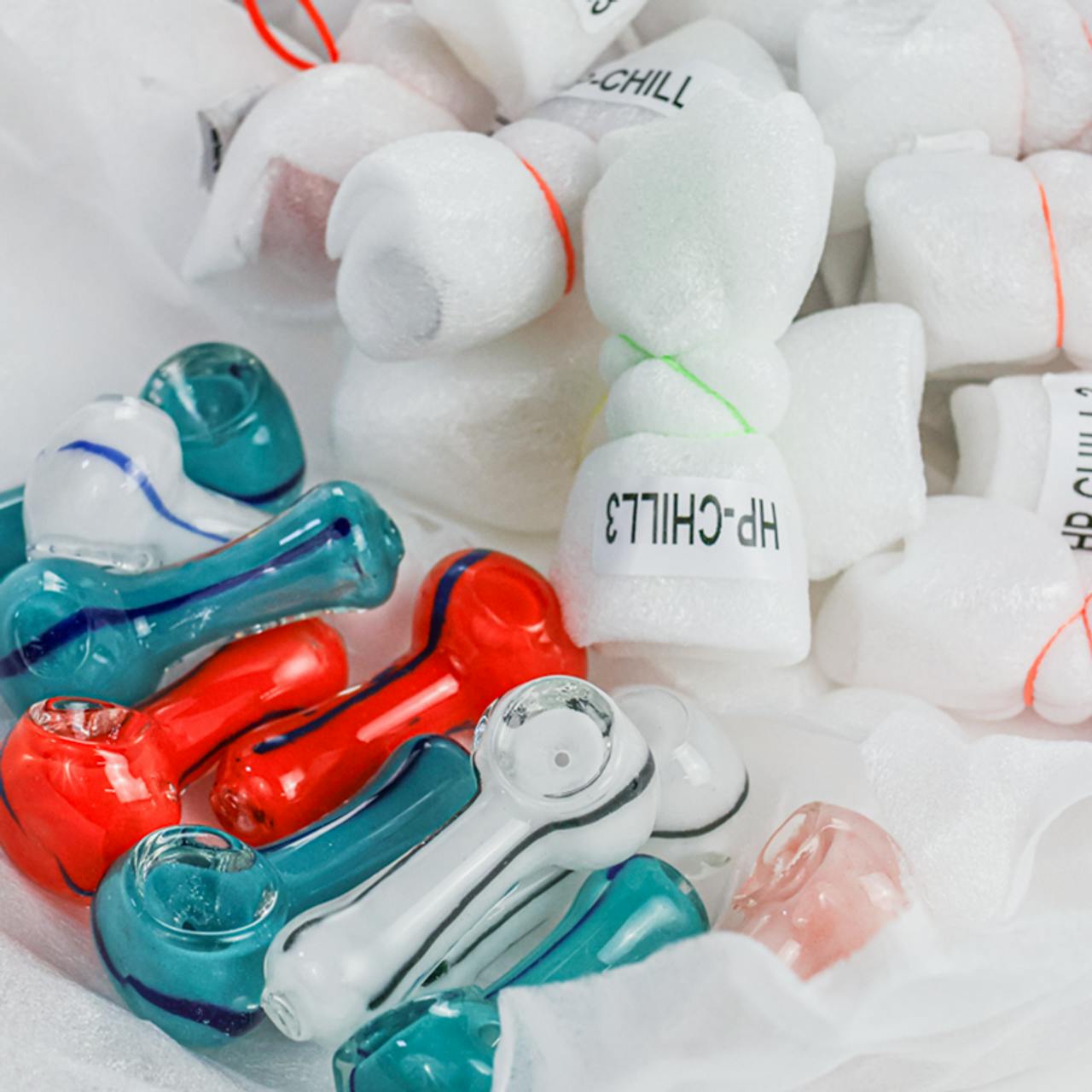 GLASS HAND PIPE: 2.5