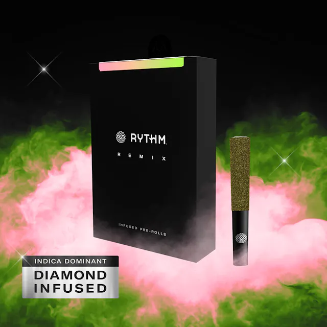 Rythm Infused Pre-Roll Pack Watermelon Z (I) 5pk/2.5g (indica hybrid, infused pre roll packs)