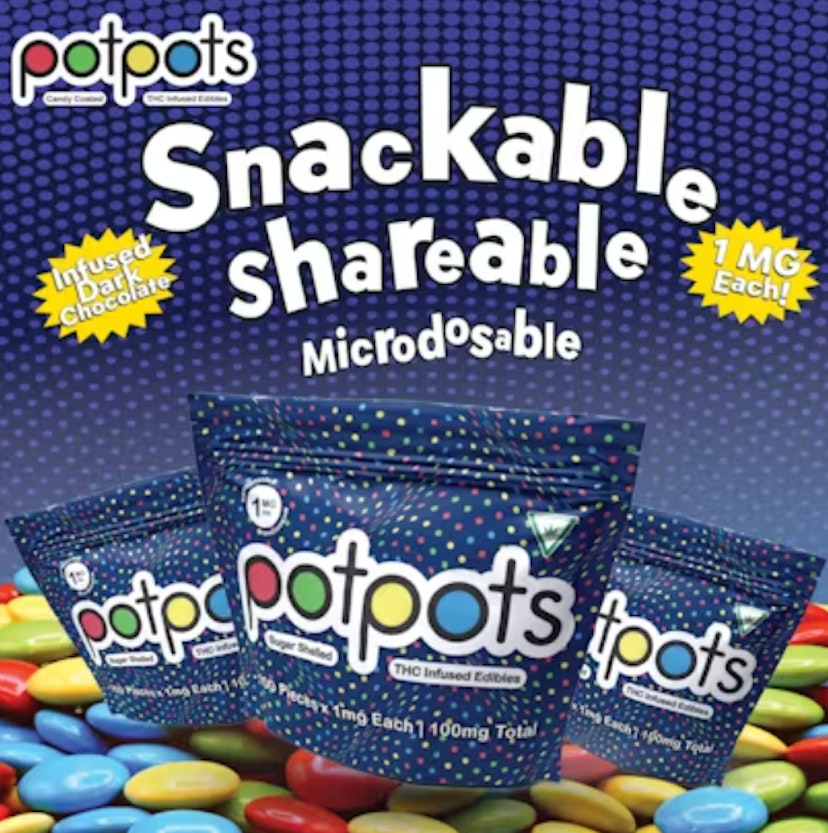 Potpots | 100mg THC Chocolate | Milk Chocolate