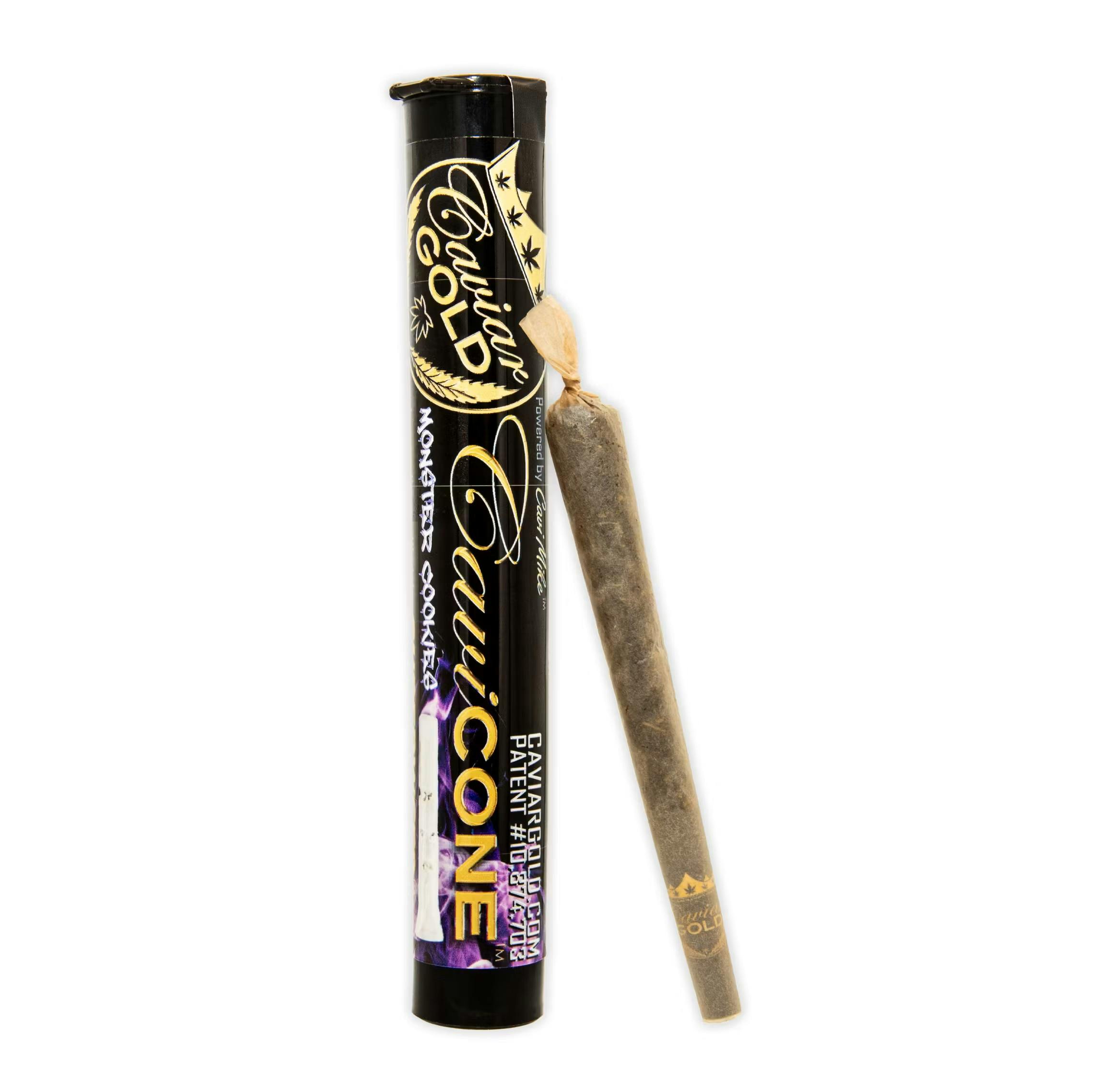 CAVIAR GOLD | MONSTER COOKIES | INFUSED PRE-ROLL | 1.3G | INDICA/HYBRID