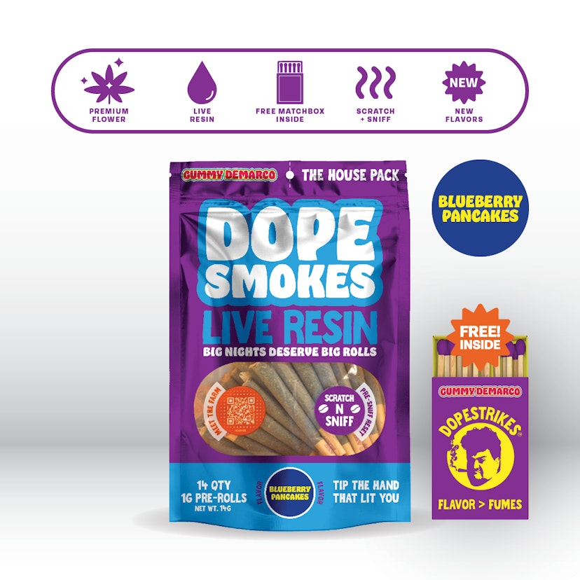 Dope Smokes - Blueberry Pancakes 14pk Infused Pre-Rolls